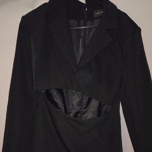 Endless Rose Black Blazer Dress